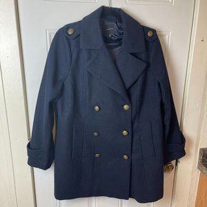 Lane Bryant Blue Winter Jacket Peacoat Womens Size 18/20